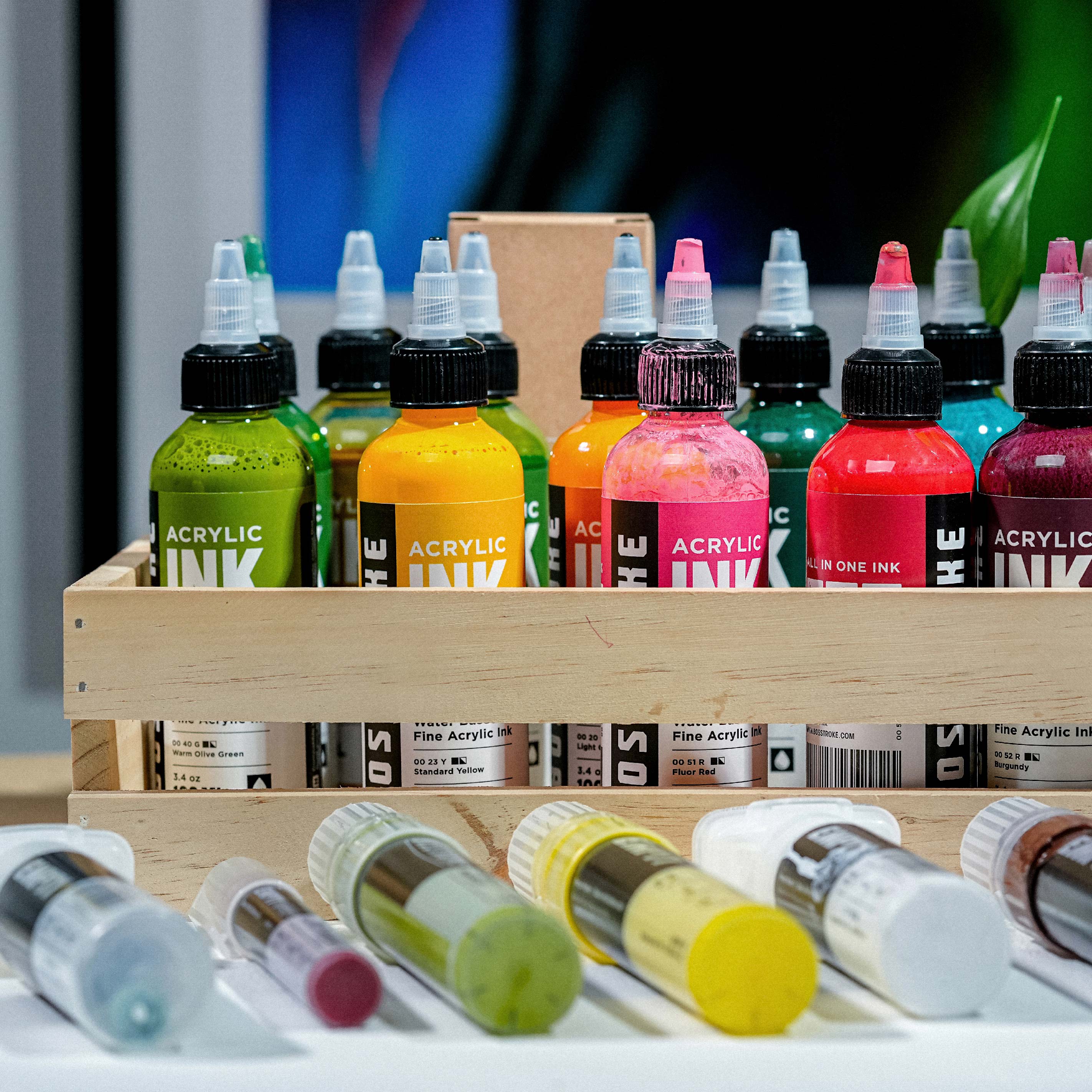 Acrylic Ink 100ml - Raspberry Red